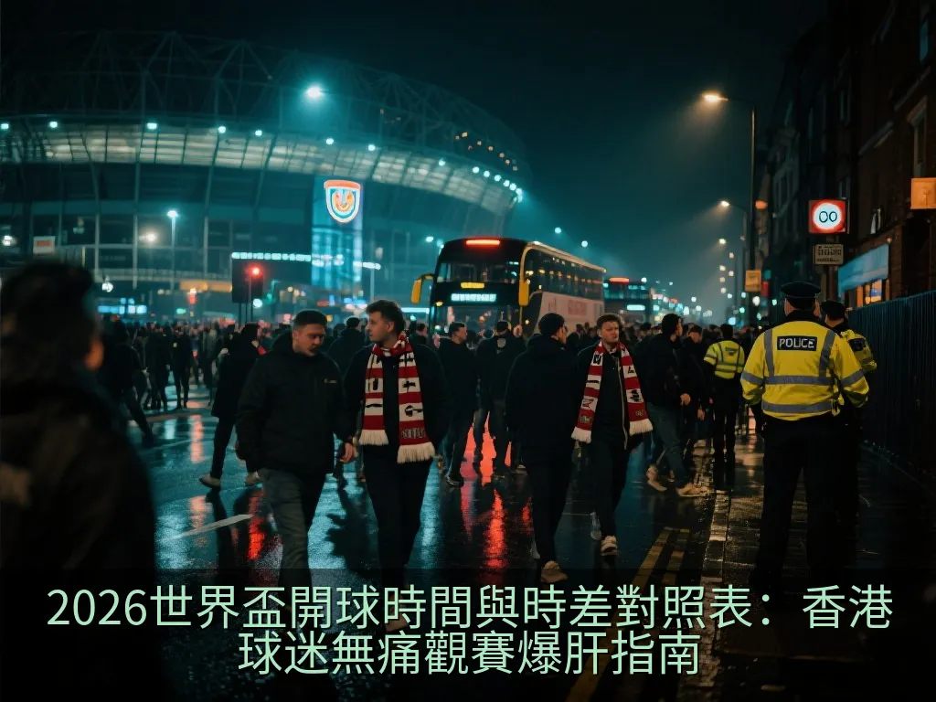 2026世界盃開球時間與時差對照表：香港球迷無痛觀賽爆肝指南